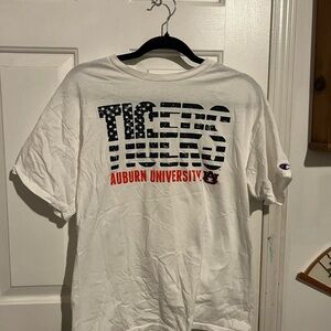 Champion White Auburn University Tigers Tee